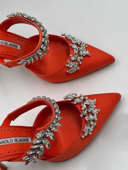 Премиум мюли Lurum Manolo Blahnik с кристаллами BP-26354