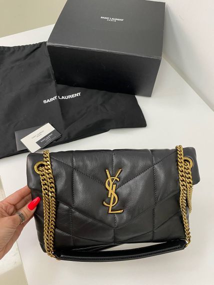 Женская сумка черная Yves Saint Laurent премиум BP-26386