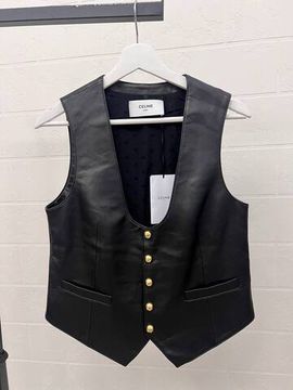 Кожаный жилет премиум Celine BP-37126