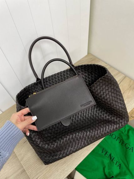 Черная женская сумка премиум Bottega Veneta BP-31885