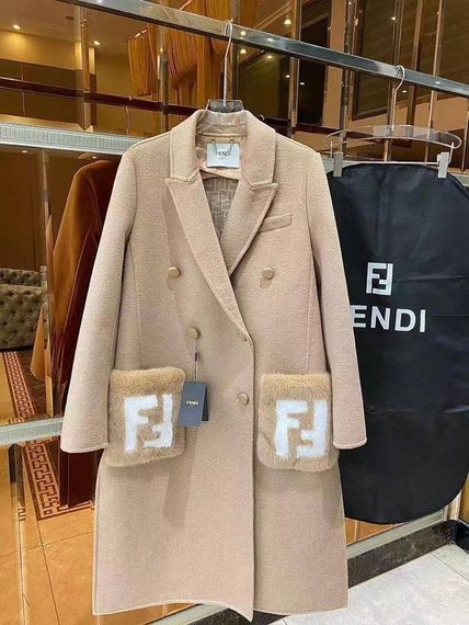 Двухстороннее пальто Fendi BP-41771 коллекционное