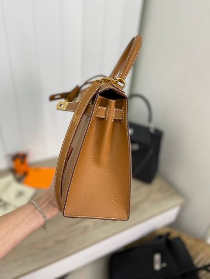 Сумка женская Kelly 28 cm коллекционная Epsom Hermes BP-24890