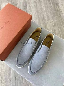 Лоферы из натуральной замши Loro Piana BPLUX5590