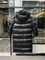 Пуховик черный Cavettaz Hooded Long Down Moncler BP-456916