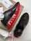 Christian Louboutin кроссовки черно-красные лимитированные BP-31717