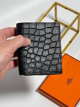 Бумажник из кожи крокодила Hermes BP-41899