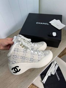 Ботинки платиновые люкс Chanel BP-25570