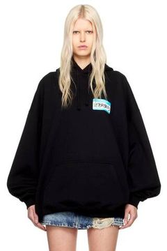Худи черное Vetements BP-481559
