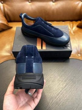 Кроссовки из замши и кожи Zegna BPLUX5407