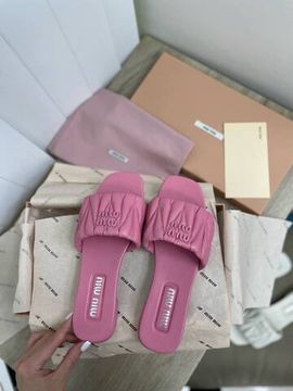 Дизайнерские шлепанцы Miu Miu BP-30735
