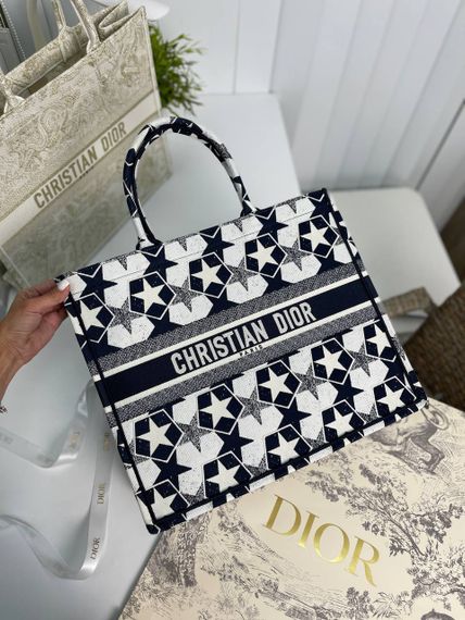 Коллекционная женская сумка Book Tote Toile de Jouy 42 см Christian Dior BP-16471