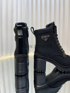 Женские ботинки из кожи Prada BPLUX12564