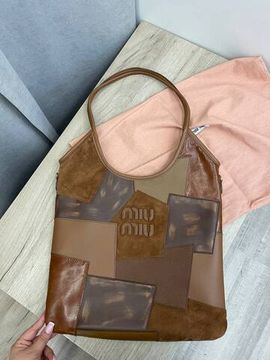 Сумка женская коричневая Miu Miu премиальная BP-49145