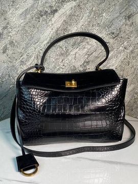 Сумка черная лакированная Balenciaga BP-51807501