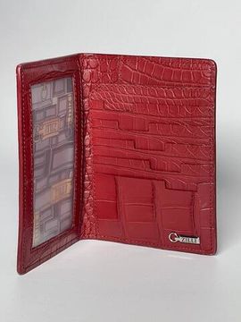 Стильная обложка Zilli на паспорт с отделениями для карт BP-35932