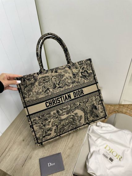 Коллекционная женская сумка Book Tote Toile de Jouy 42 см Christian Dior BP-20113