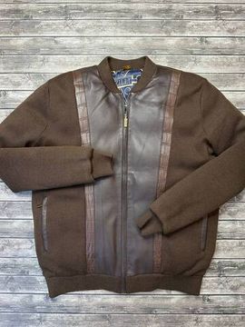 Куртка из синтепона с кожей крокодила Zilli BP-23543