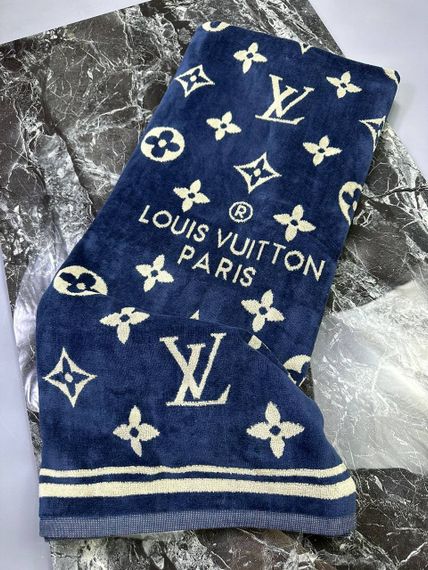 Полотенце Louis Vuitton темно-синее BP-40903