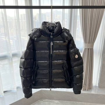 Пуховик черный Maya Moncler BP-000657