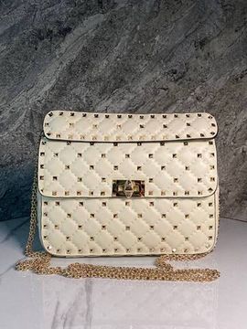 Дизайнерская сумка кремовая Valentino Garavani VLTN BP-870721