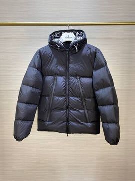 Дизайнерский пуховик черный Montcla Moncler BP-443136