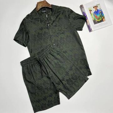 Костюм Dolce & Gabbana мужской темно-зеленый BP-48675