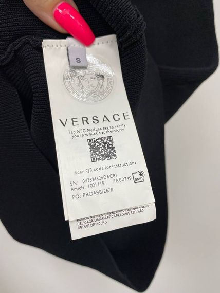 Платье из вискозы и хлопка премиум Versace BP-23340