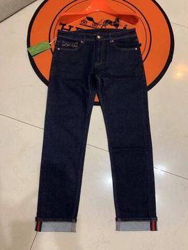Трендовые джинсы темно-синие Gucci BP-026670