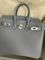 Женская сумка элитная Birkin 25 см, PHW Hermes BP-28289
