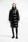 Пуховик черный Cavettaz Hooded Long Down Moncler BP-456916