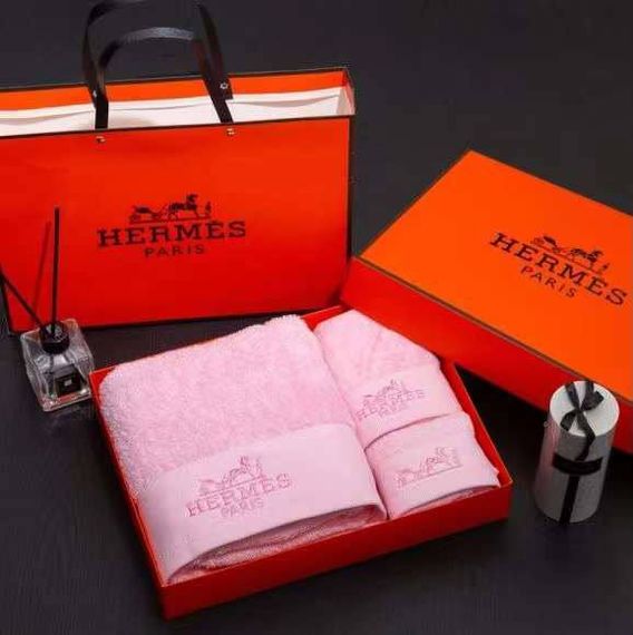 Комплект из 3-х полотенец эксклюзив Hermes BP-49273