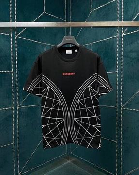 Мужская футболка Burberry BP-18650 стильная