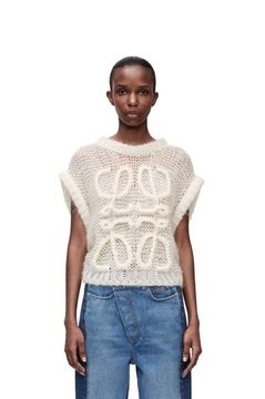 Жилет Loewe с анаграммой из мохера BP-37876