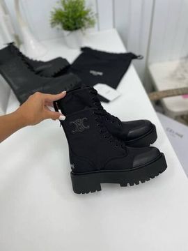 Ботинки женские черные Celine лимитированные BP-17534