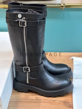 Кожаные сапоги Christian Dior D Major BPLUX12563