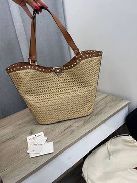 Женская коллекционная сумка песочная Valentino BP-53139